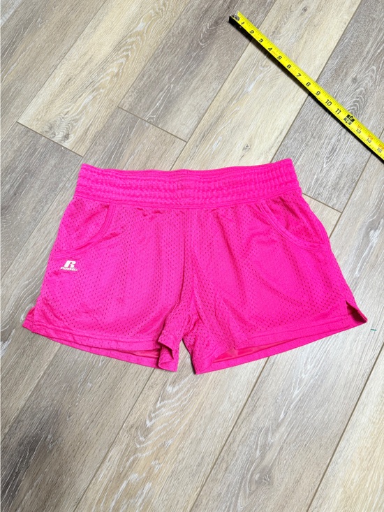 Russell Athletic Pants - Russell Athletic Vibrant Pink Mesh Athletic Shorts